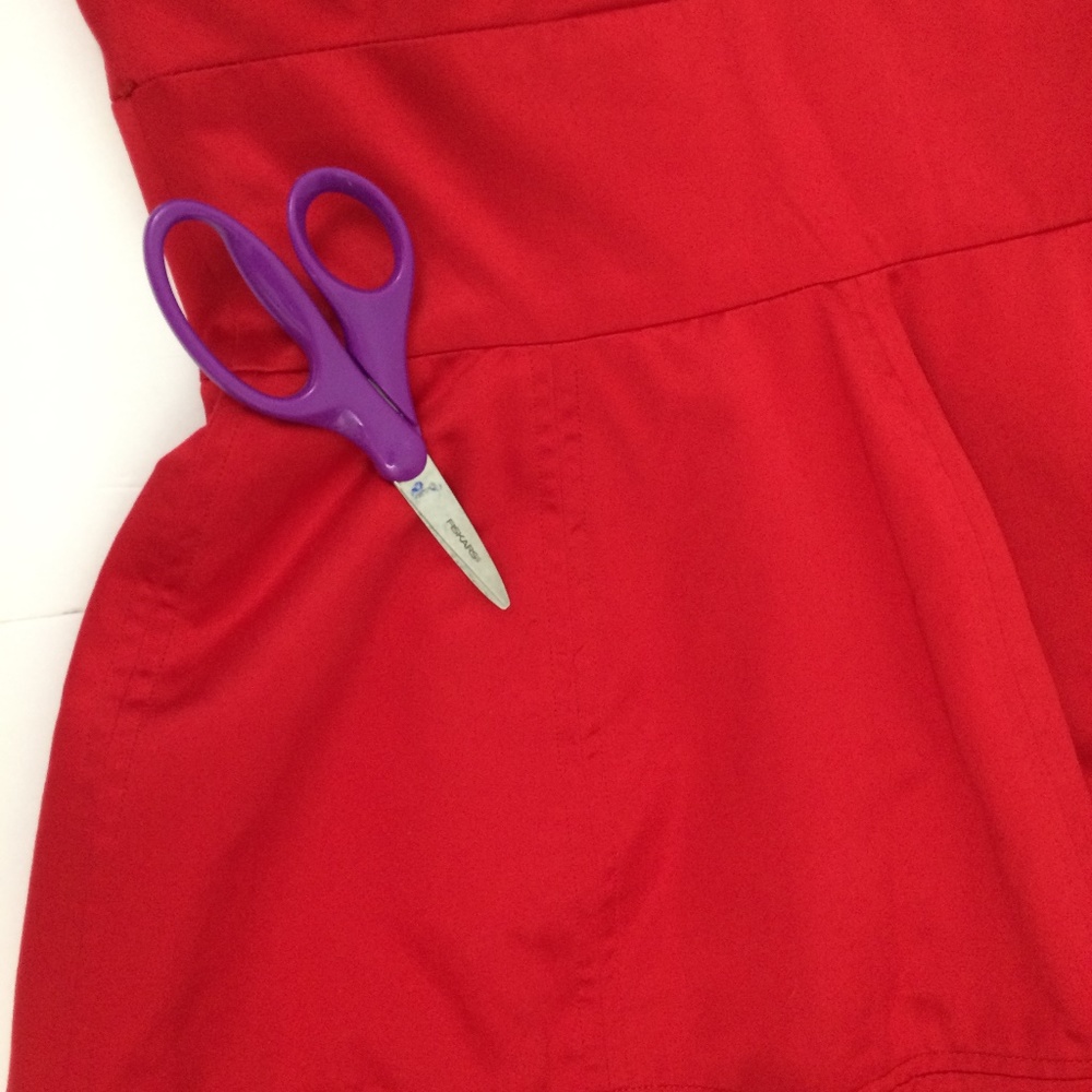 Zac Posen For Target Red Strapless Dress size 3 - Picture 7 of 8